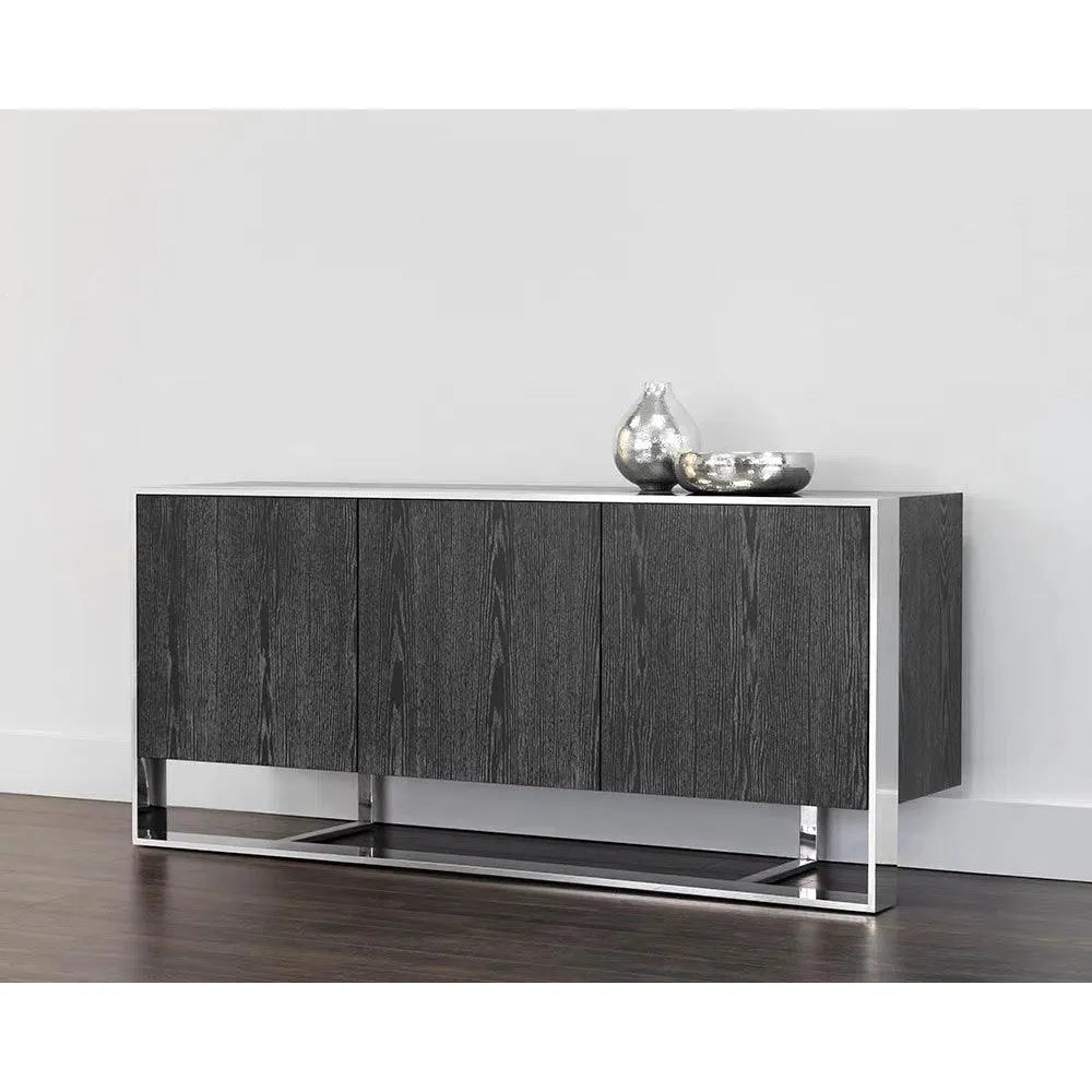 Dalton Wooden Steel Sideboard - LOOMLAN - SUNPAN - Sideboards