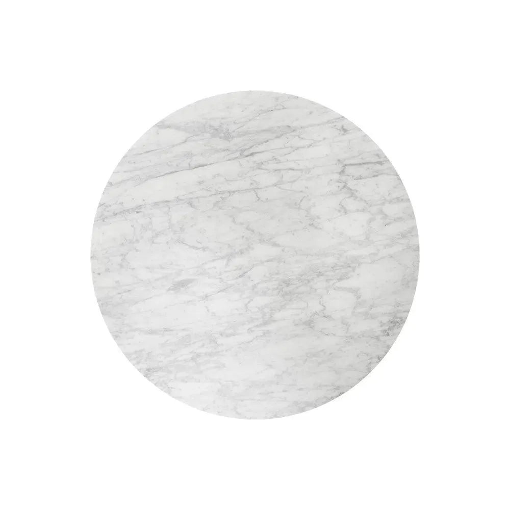 Damon Marble Top Steel Round Bar Table - LOOMLAN - SUNPAN - Bar Tables