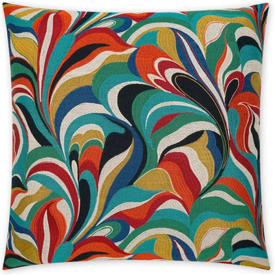 Daphne Abstract Multi Color Large Throw Pillow Insert - LOOMLAN - D.V. Kap - Throw Pillows