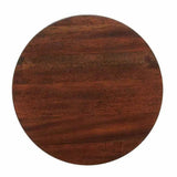 Dark Walnut Sasha Walnut Drinks Table - LOOMLAN - Currey & Co - Side Tables