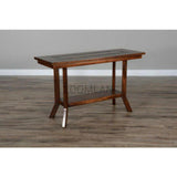 Dark Wood Slate Sofa Table - LOOMLAN - Sunny D - Console Tables