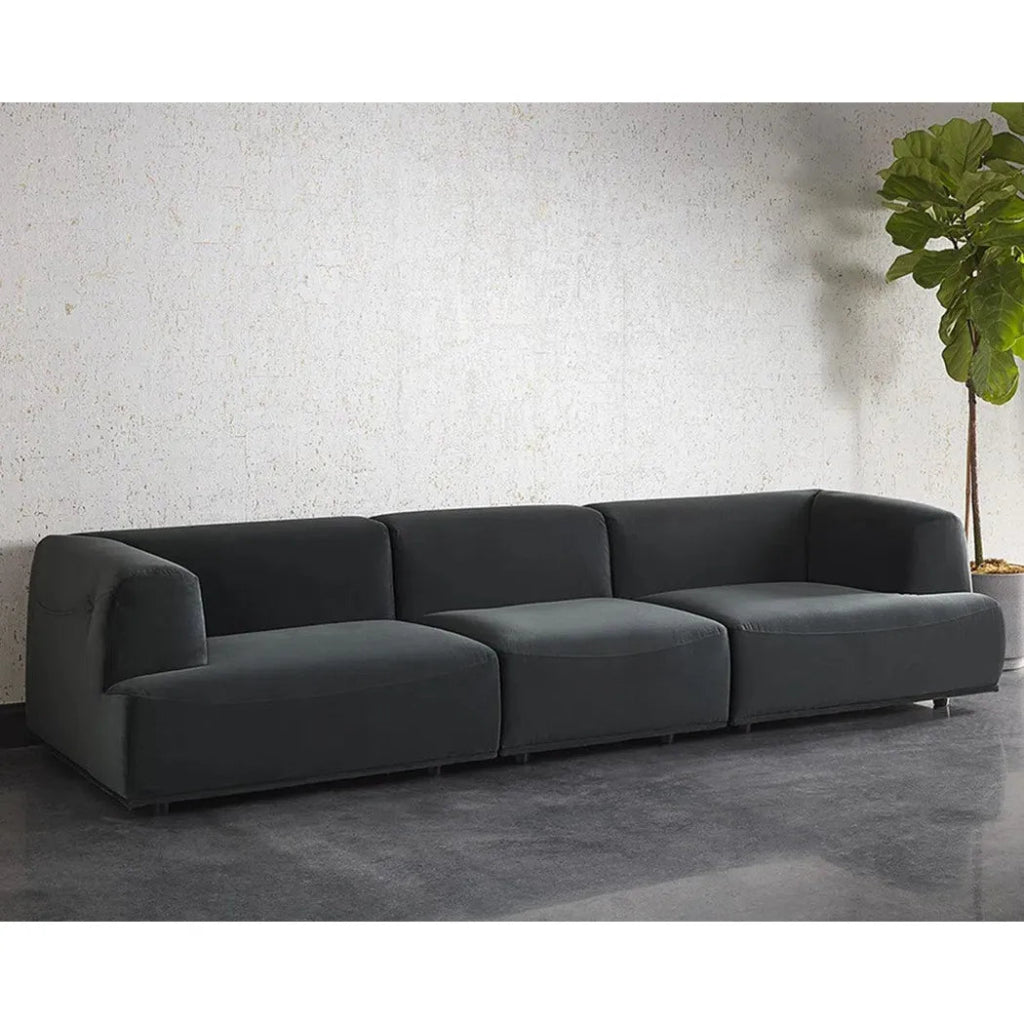 Darren Fabric Modular Armchair - LOOMLAN - SUNPAN - Modular Sofas