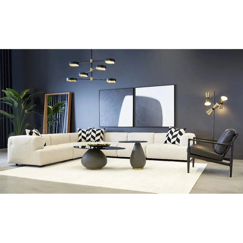 Darren Fabric Modular Corner Chair - LOOMLAN - SUNPAN - Modular Sofas