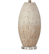 Dauphin White Concrete Table Lamp - LOOMLAN - Bassett Mirror - Table Lamps