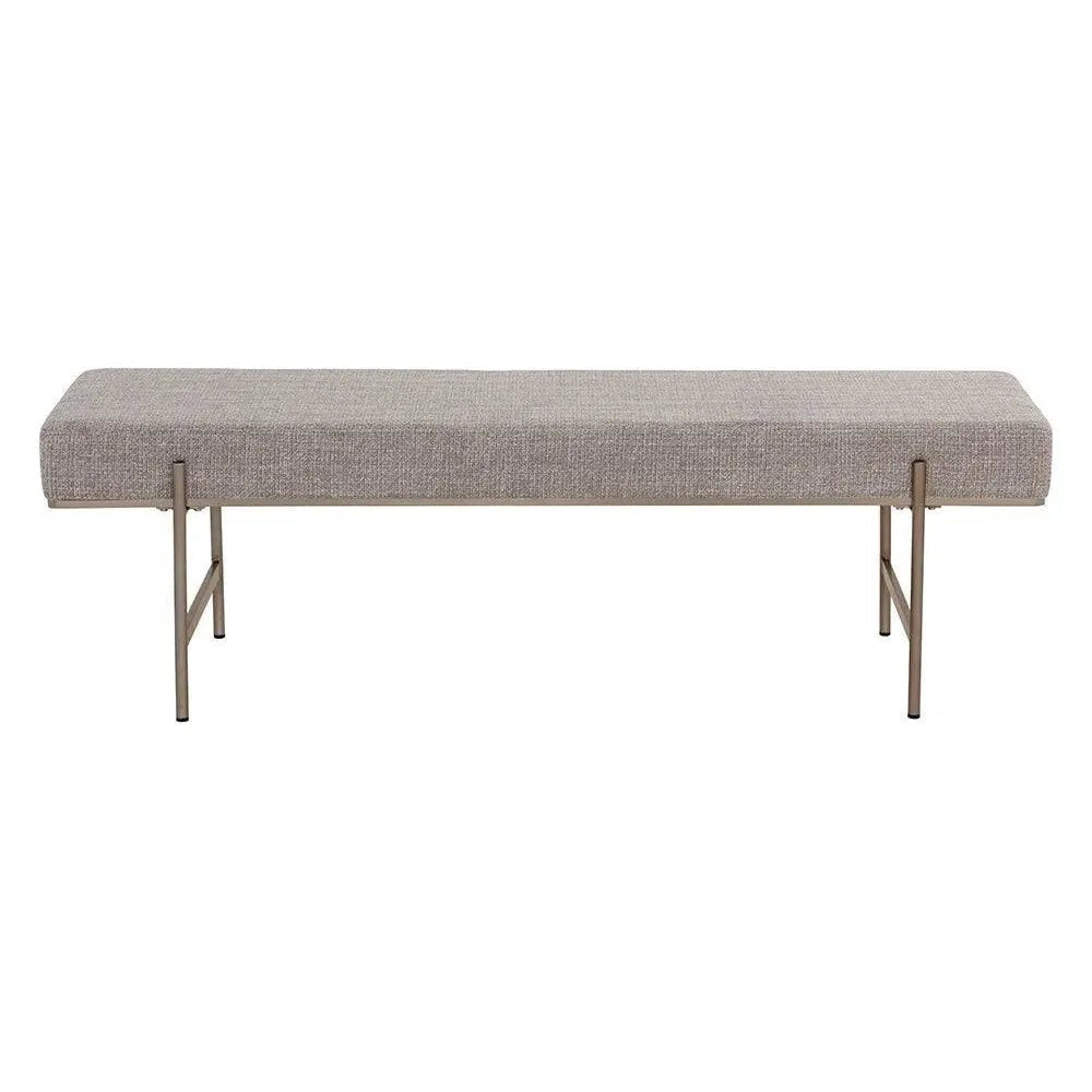 Davian Fabric Modern Backless Bench - LOOMLAN - SUNPAN - Bedroom Benches