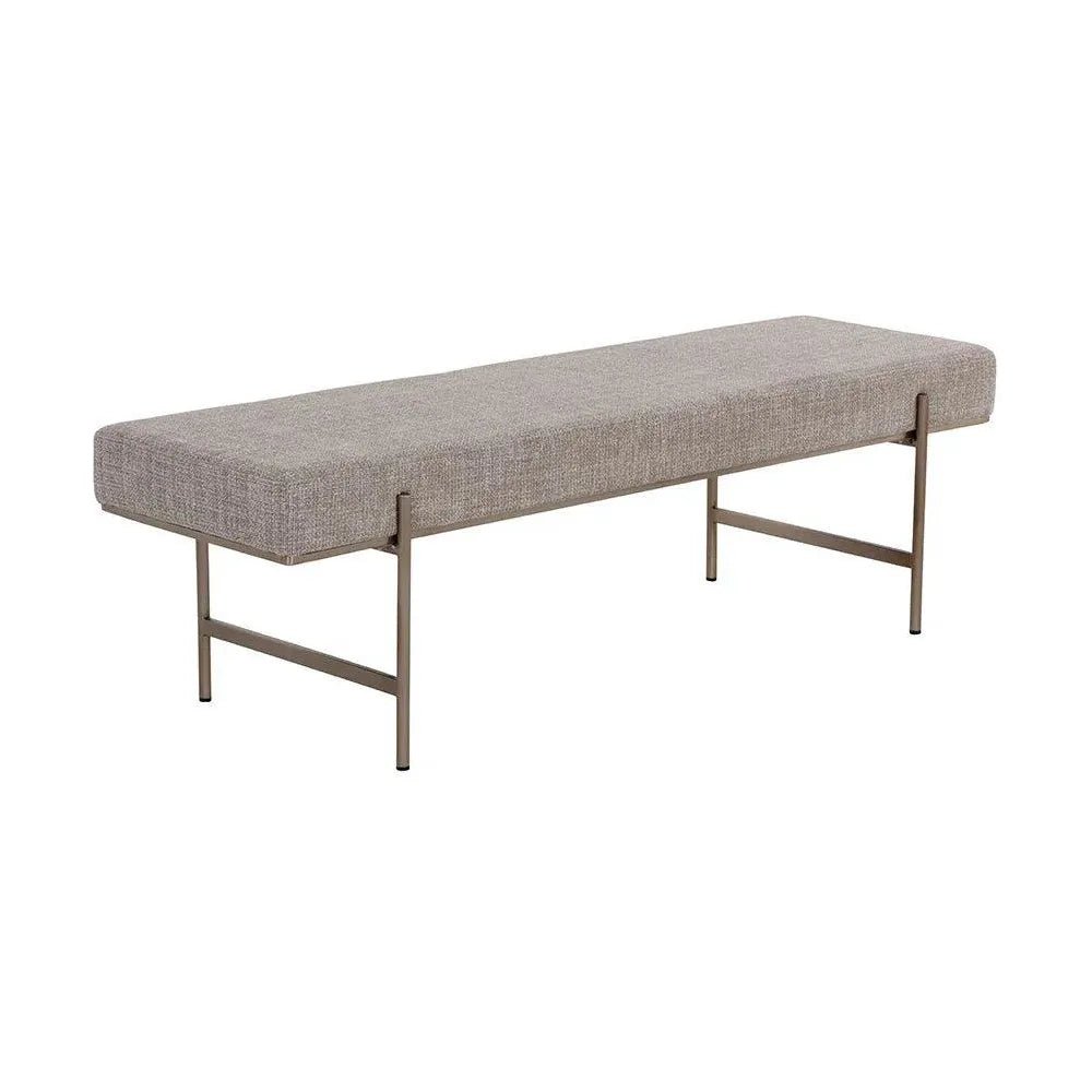 Davian Fabric Modern Backless Bench - LOOMLAN - SUNPAN - Bedroom Benches