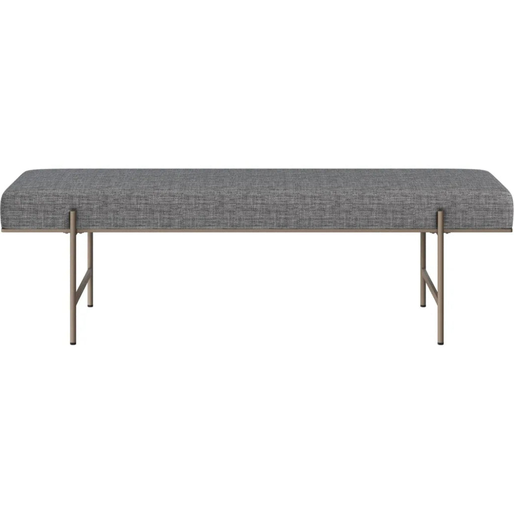 Davian Fabric Modern Backless Bench - LOOMLAN - SUNPAN - Bedroom Benches