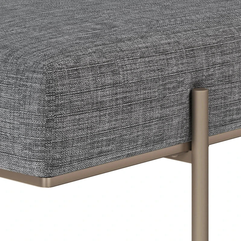 Davian Fabric Modern Backless Bench - LOOMLAN - SUNPAN - Bedroom Benches