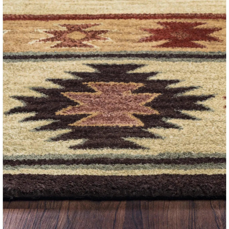 Daxy Khaki Round Area Rugs For Dining Room - LOOMLAN - LOOMLAN - Area Rugs