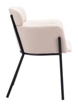 Bremor Steel Beige Dining Arm Chair (Set of 2)