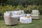 Bazaar Modern Fluted Design Athena Outdoor Coffee Table