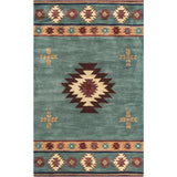 Deal Gray Blue Round Area Rugs For Dining Room - LOOMLAN - LOOMLAN - Area Rugs