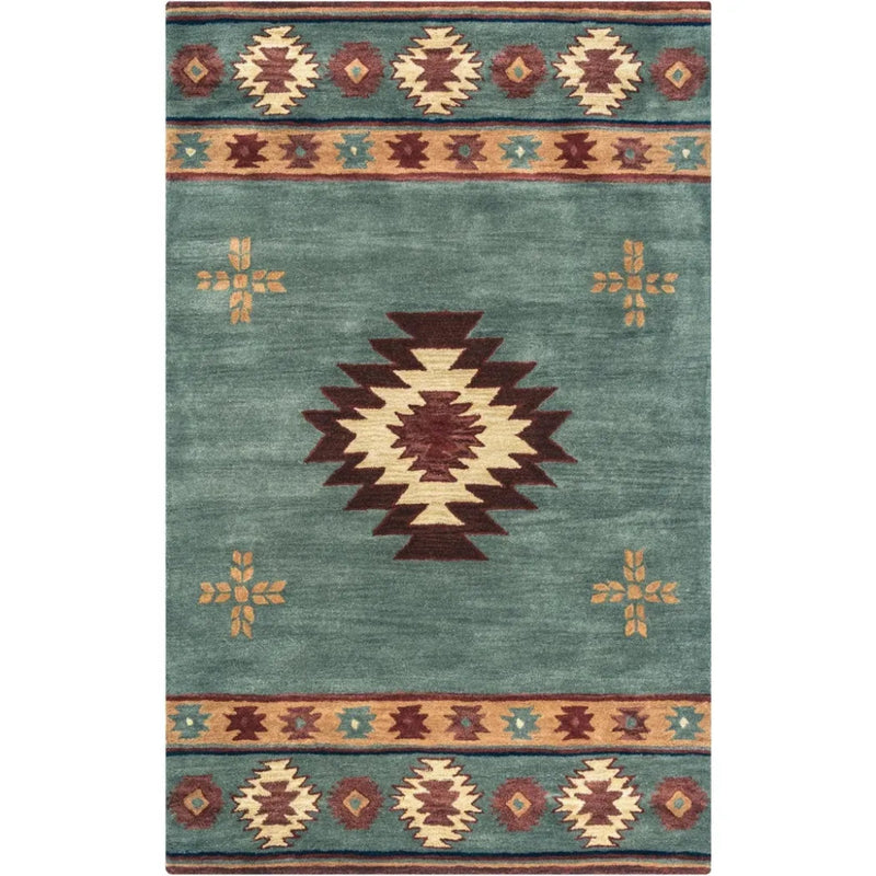 Deal Gray Blue Round Area Rugs For Dining Room - LOOMLAN - LOOMLAN - Area Rugs