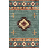 Deal Gray Blue Round Area Rugs For Dining Room - LOOMLAN - LOOMLAN - Area Rugs