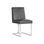 Dean Leather Armless Dining Chair - LOOMLAN - SUNPAN - Dining Chairs