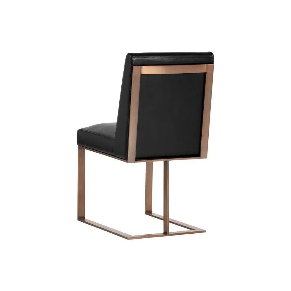 Dean Leather Armless Dining Chair - LOOMLAN - SUNPAN - Dining Chairs