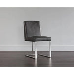 Dean Leather Armless Dining Chair - LOOMLAN - SUNPAN - Dining Chairs