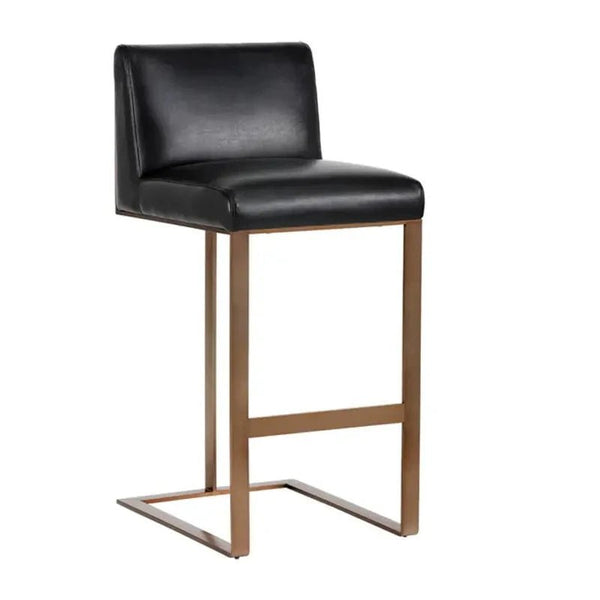 Dean Leather Barstool - LOOMLAN - SUNPAN - Bar Stools