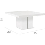 Delapan Dining Table - Grey Outdoor Dining Table - LOOMLAN - Seasonal Living - Outdoor Dining Tables