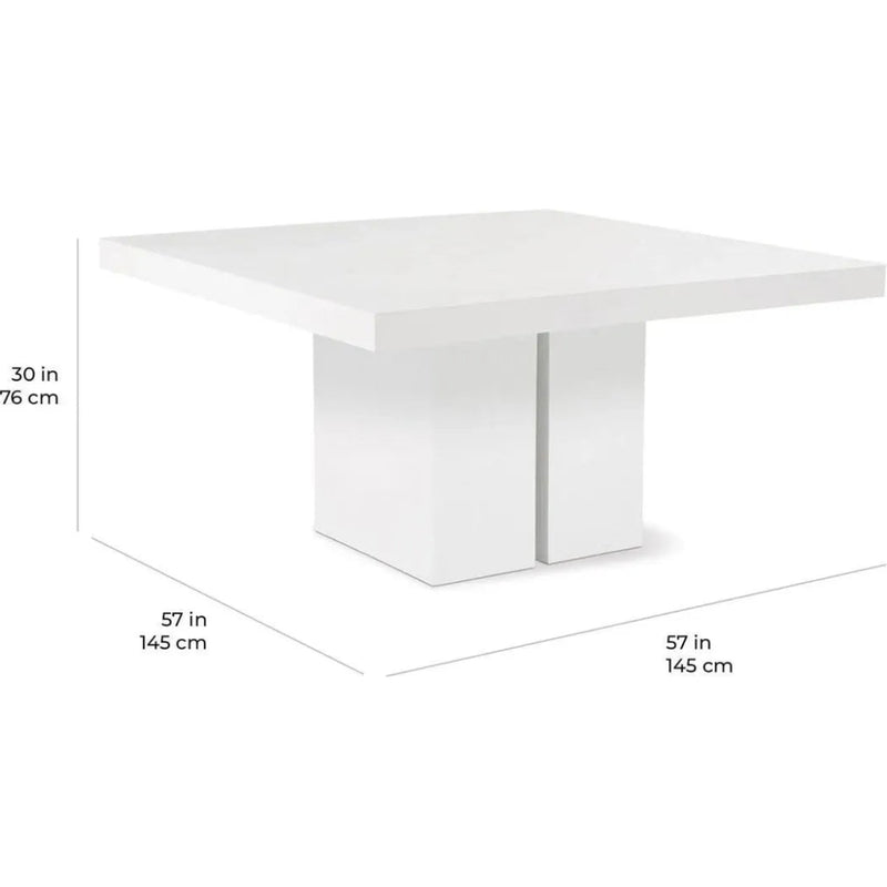 Delapan Dining Table - Grey Outdoor Dining Table - LOOMLAN - Seasonal Living - Outdoor Dining Tables