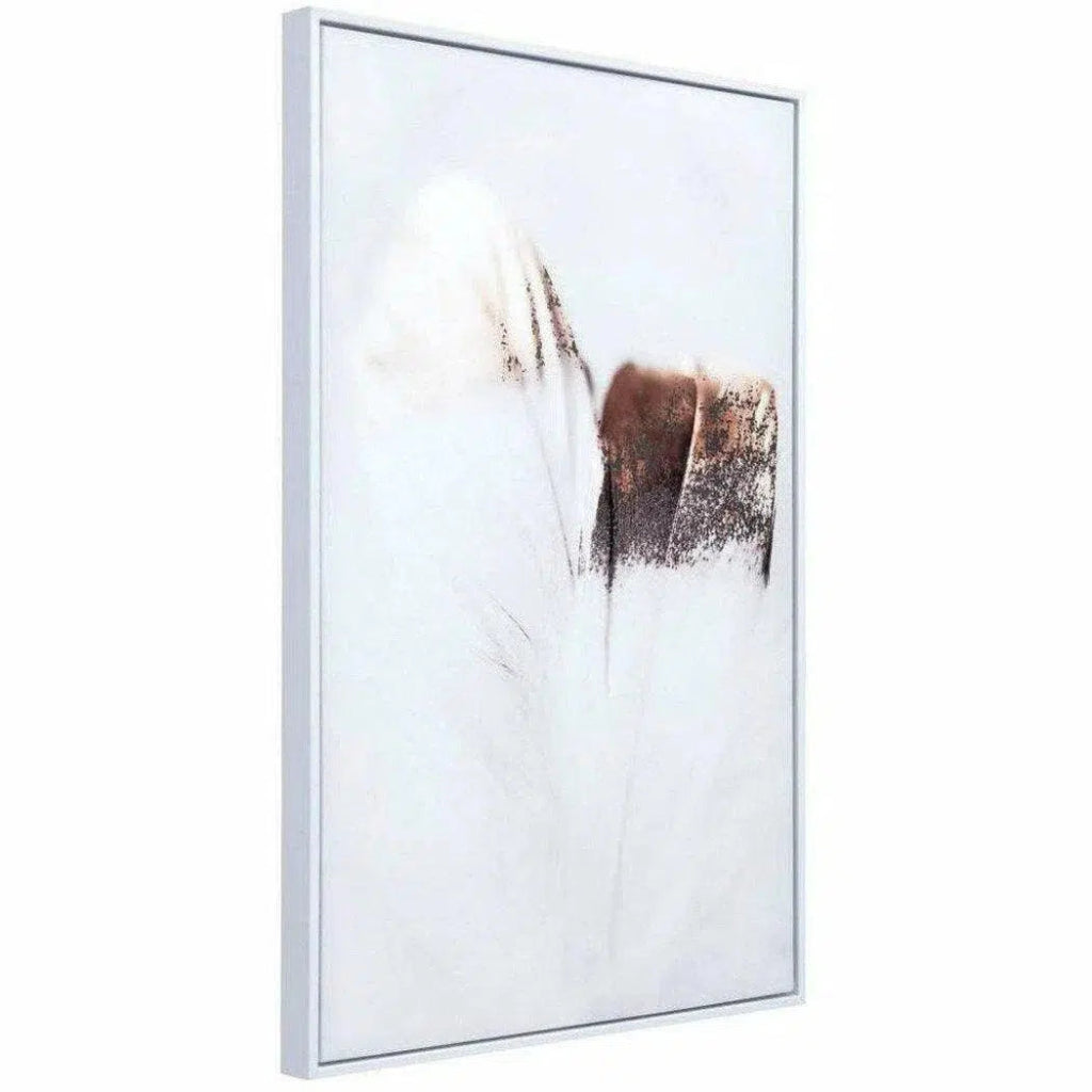 Delicate Feather Canvas Multicolor - LOOMLAN - Zuo Modern - Canvas Art