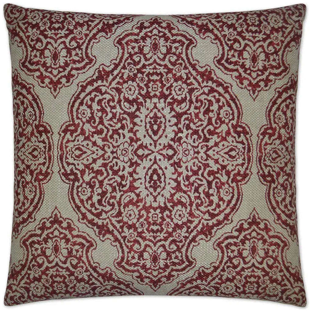 Delmonico Red Throw Pillow With Insert - LOOMLAN - D.V. Kap - Throw Pillows