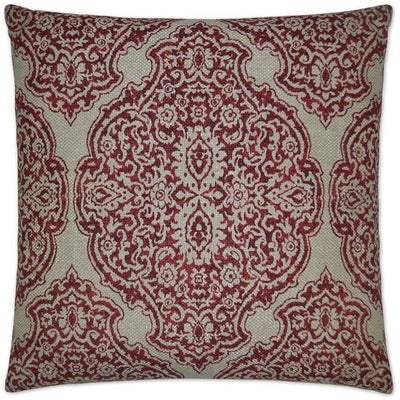 Delmonico Red Throw Pillow With Insert - LOOMLAN - D.V. Kap - Throw Pillows