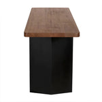 Delta Wood and Steel Rectangle Console Table - LOOMLAN - Noir - Console Tables