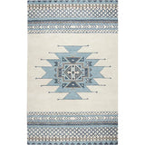 Deme Wool Blue Hallway Kitchen Runner Rug - LOOMLAN - LOOMLAN - Area Rugs