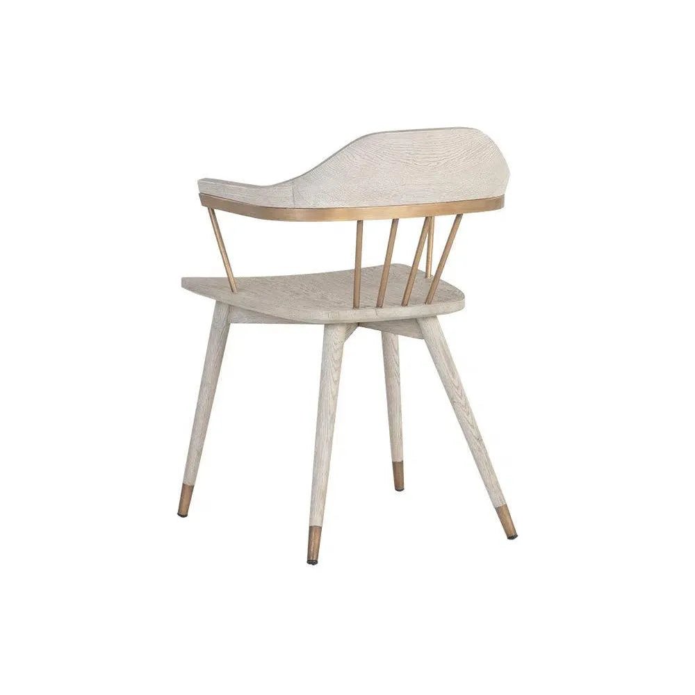 Demi Wooden Dining Armchair - LOOMLAN - SUNPAN - Dining Chairs