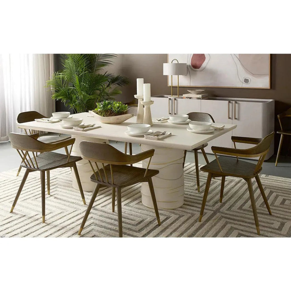 Demi Wooden Dining Armchair - LOOMLAN - SUNPAN - Dining Chairs