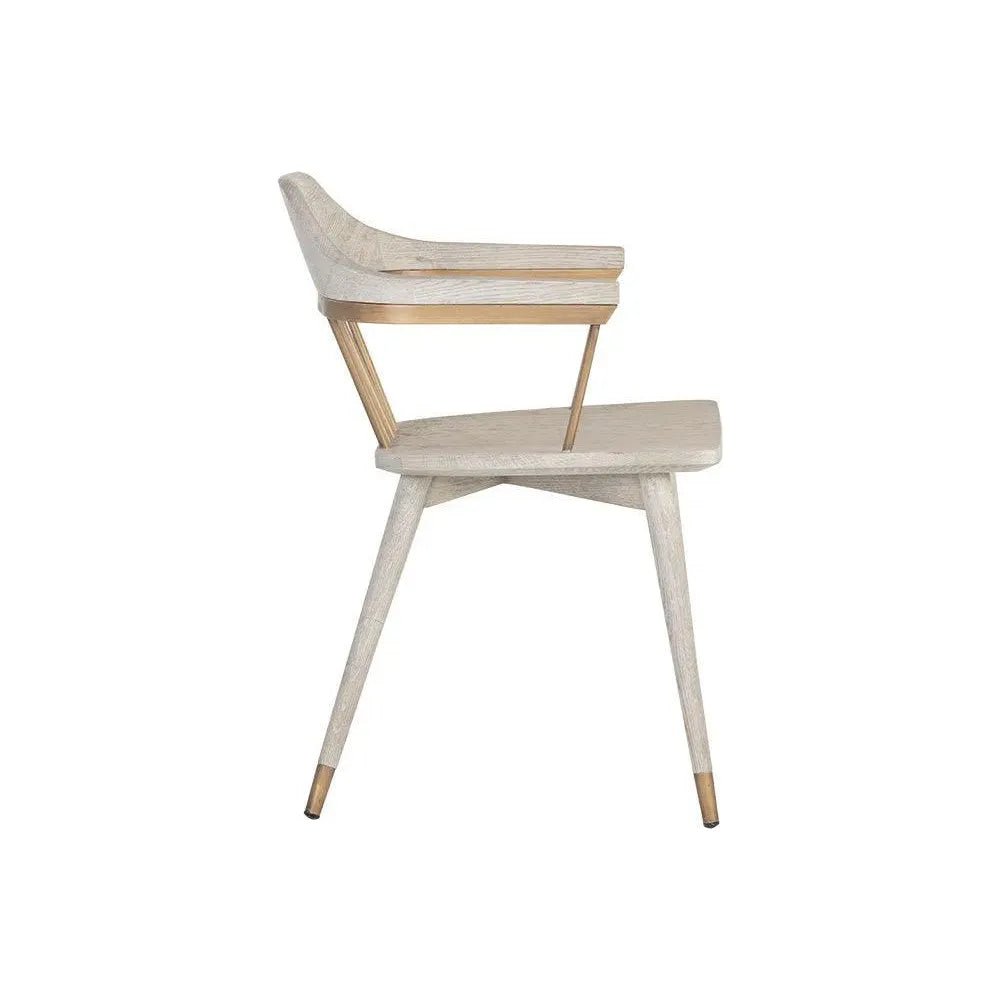 Demi Wooden Dining Armchair - LOOMLAN - SUNPAN - Dining Chairs