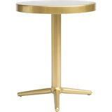 Derby Accent Table Brass - LOOMLAN - Zuo Modern - Side Tables