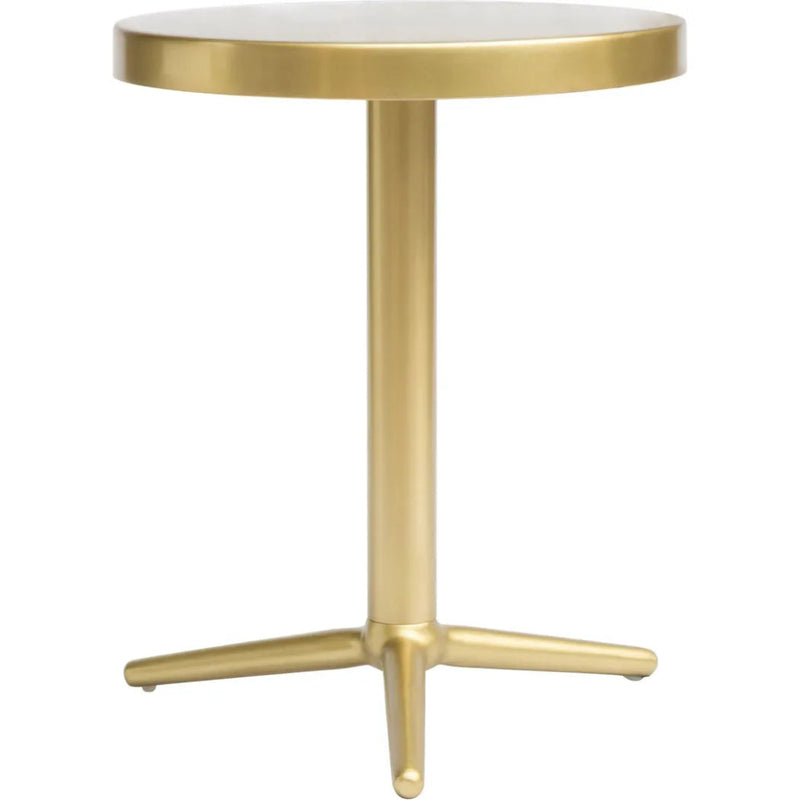 Derby Accent Table Brass - LOOMLAN - Zuo Modern - Side Tables