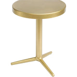 Derby Accent Table Brass - LOOMLAN - Zuo Modern - Side Tables