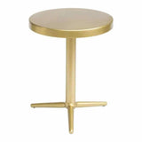 Derby Accent Table Brass - LOOMLAN - Zuo Modern - Side Tables