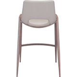 Desi Counter Chair (Set of 2) Beige - LOOMLAN - Zuo Modern - Counter Stools