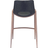 Desi Counter Chair (Set of 2) Black - LOOMLAN - Zuo Modern - Counter Stools