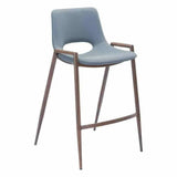 Desi Counter Chair (Set of 2) Gray - LOOMLAN - Zuo Modern - Counter Stools