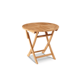Devon Teak Patio Round Bistro Set 3PC - LOOMLAN - HiTeak - Outdoor Bistro Sets