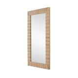 Dezi Brass Accents Rectangular Wall Mirror - LOOMLAN - Currey & Co - Wall Mirrors