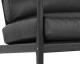 Gilmore Leather Upholstered Lounge Chair