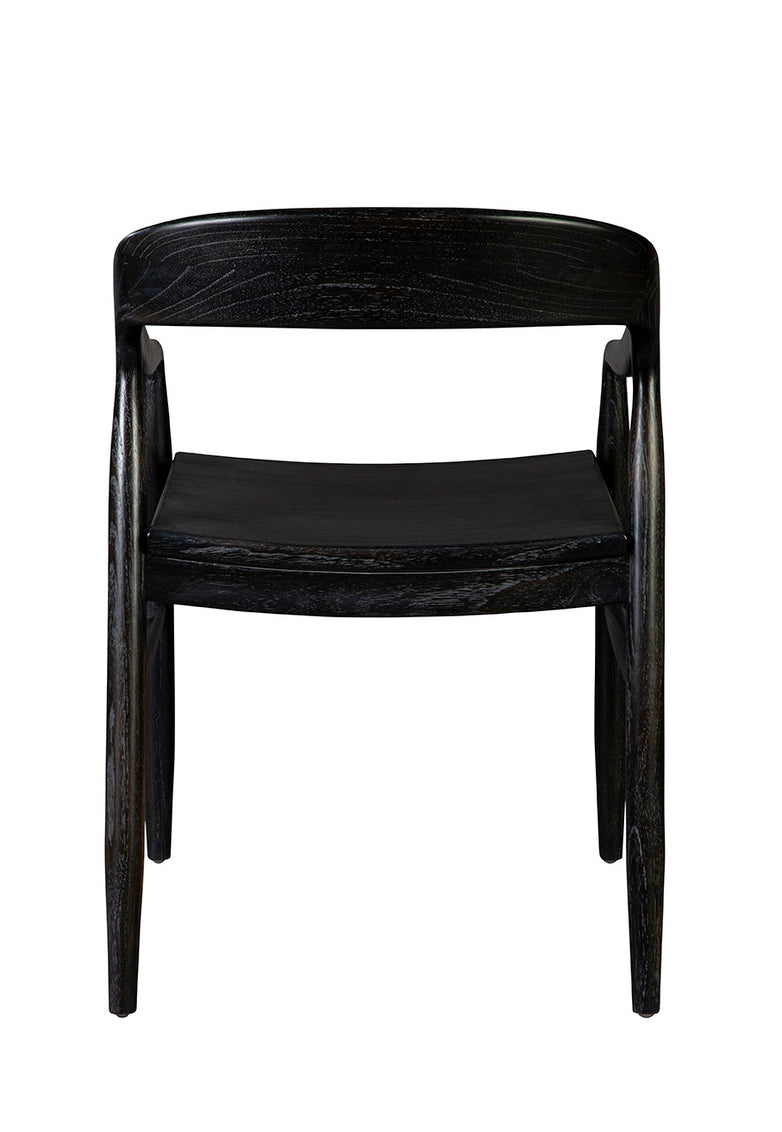 Townsend Wooden Black Arm Chair