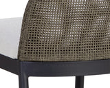 Calandri Fabric Outdoor Counter Stool