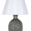 Dhurrie Green Ceramic Base Table Lamp - LOOMLAN - Bassett Mirror - Table Lamps