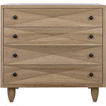 Diamond Wood Washed Walnut Chest - LOOMLAN - Noir - Chests