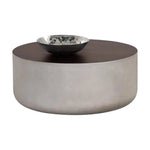 Diaz Outdoor Round Coffee Table - LOOMLAN - SUNPAN - Outdoor Coffee Tables