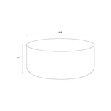 Diaz Outdoor Round Coffee Table - LOOMLAN - SUNPAN - Outdoor Coffee Tables