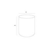 Diaz Outdoor Round End Table - LOOMLAN - SUNPAN - Outdoor Side Tables