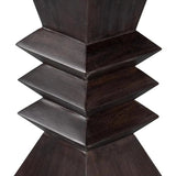 Diego Wood Brown Square End Table - LOOMLAN - Sarreid - Side Tables